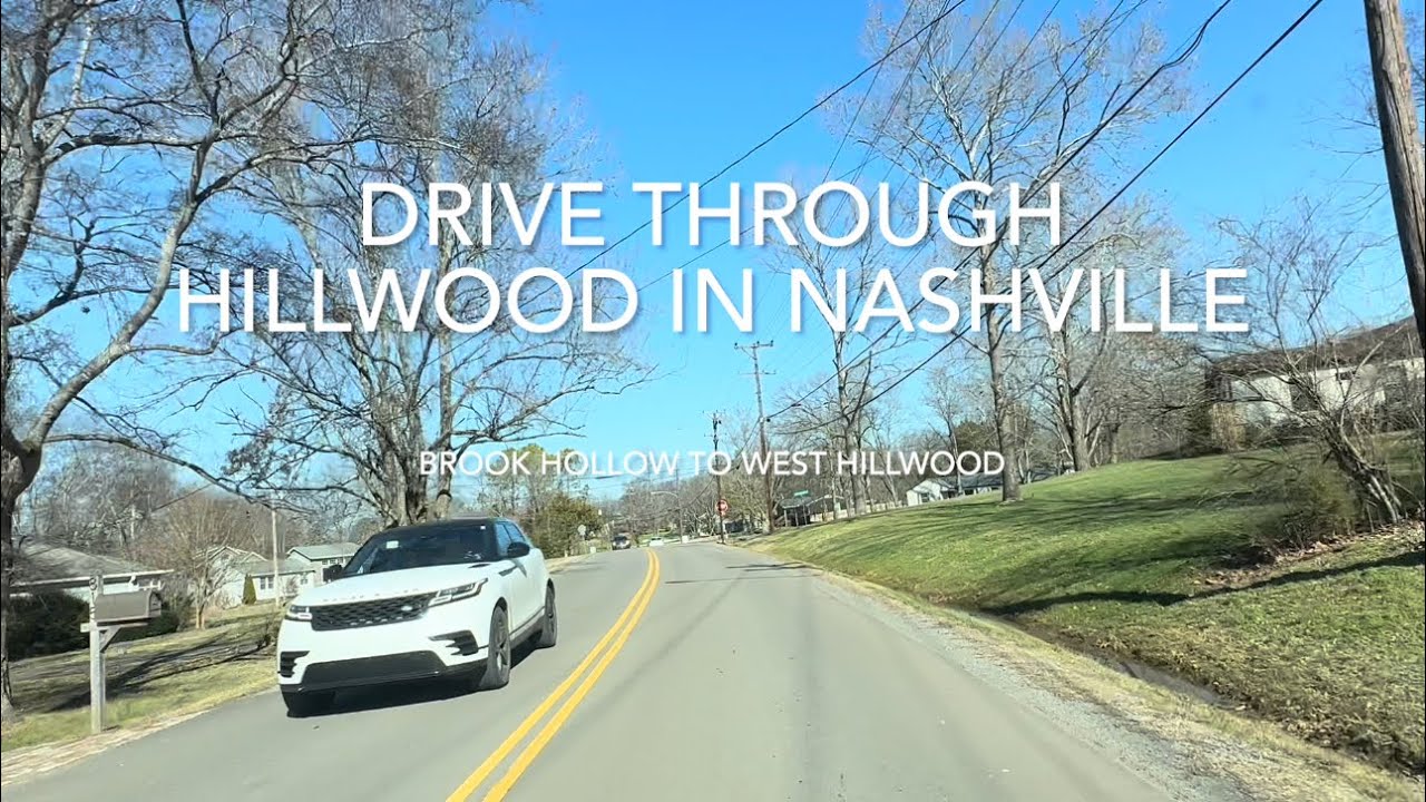 Short Saturday drive through Hillwood neighborhood in Nashville Tennessee