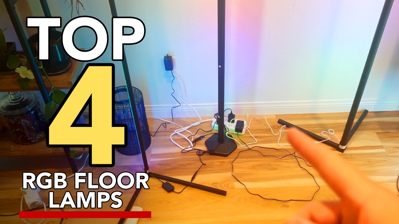 Я попробовал 4 высоко оцененных угловых напольных светильника RGB с Amazon
