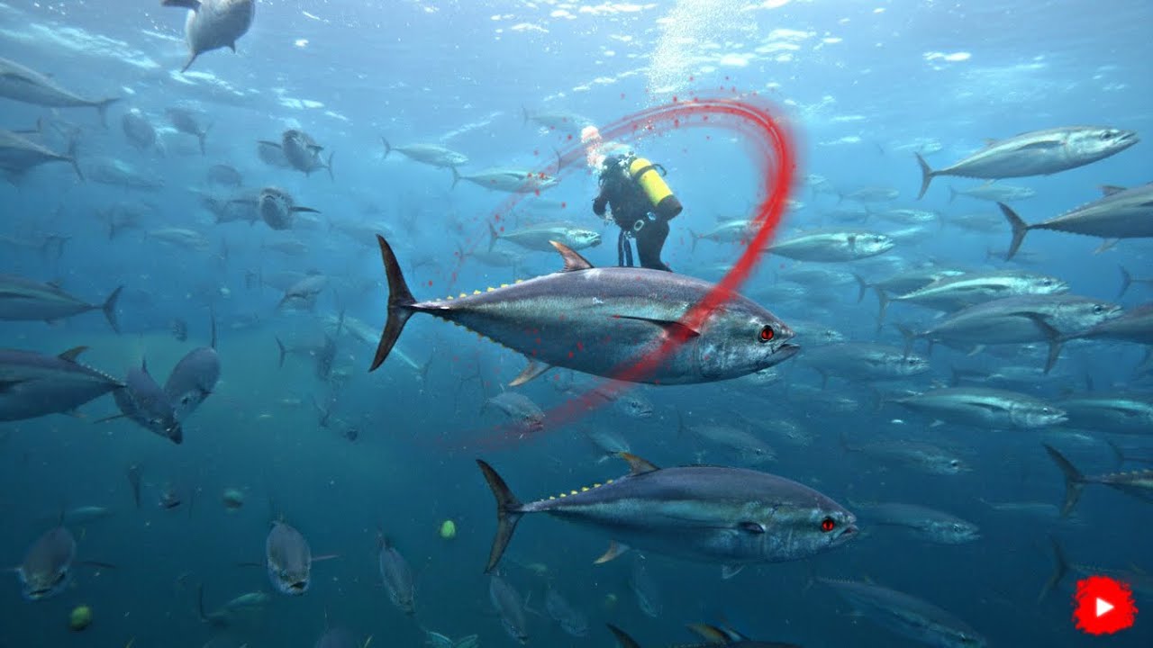 Spearfishing BIG TUNA 500 pound | REKOR DUNIA? Menaklukkan TUNA RAKSASA 226KG dengan Panah!