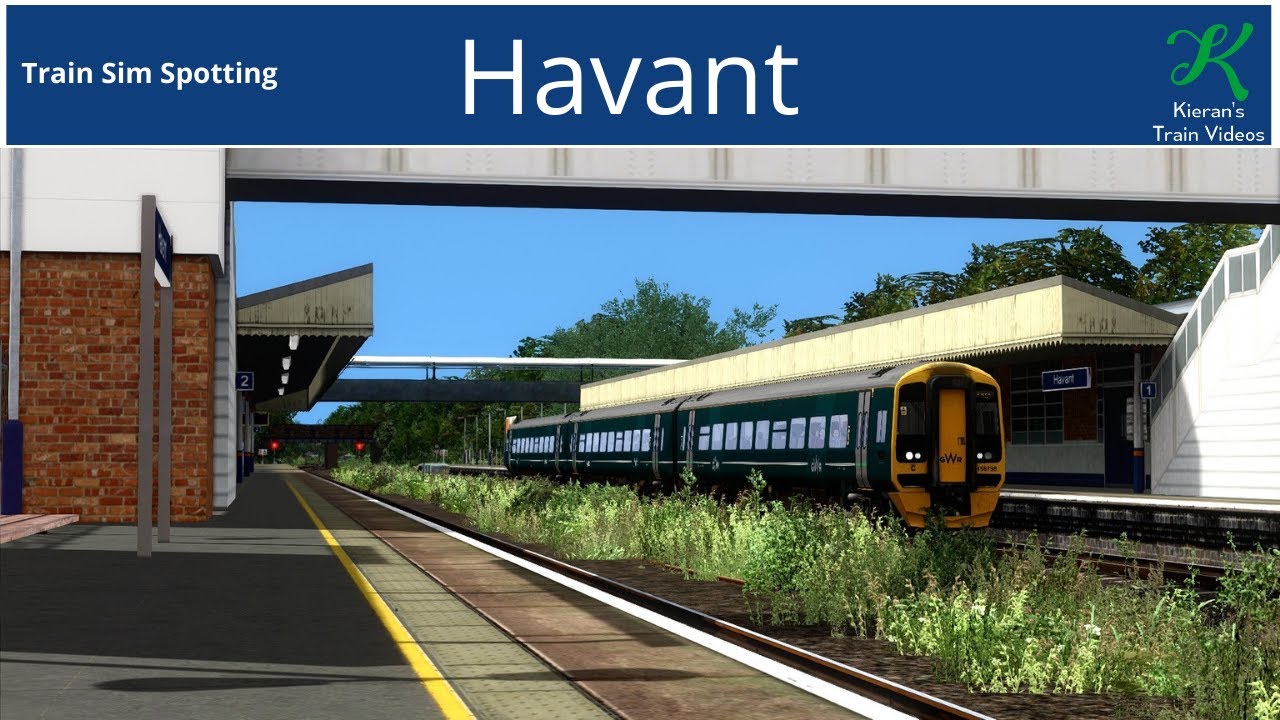 Trains at Havant, PDL - 8/1/21