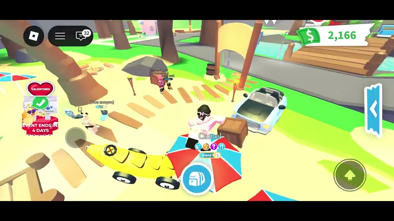 Playing adopt me with my other cousin....