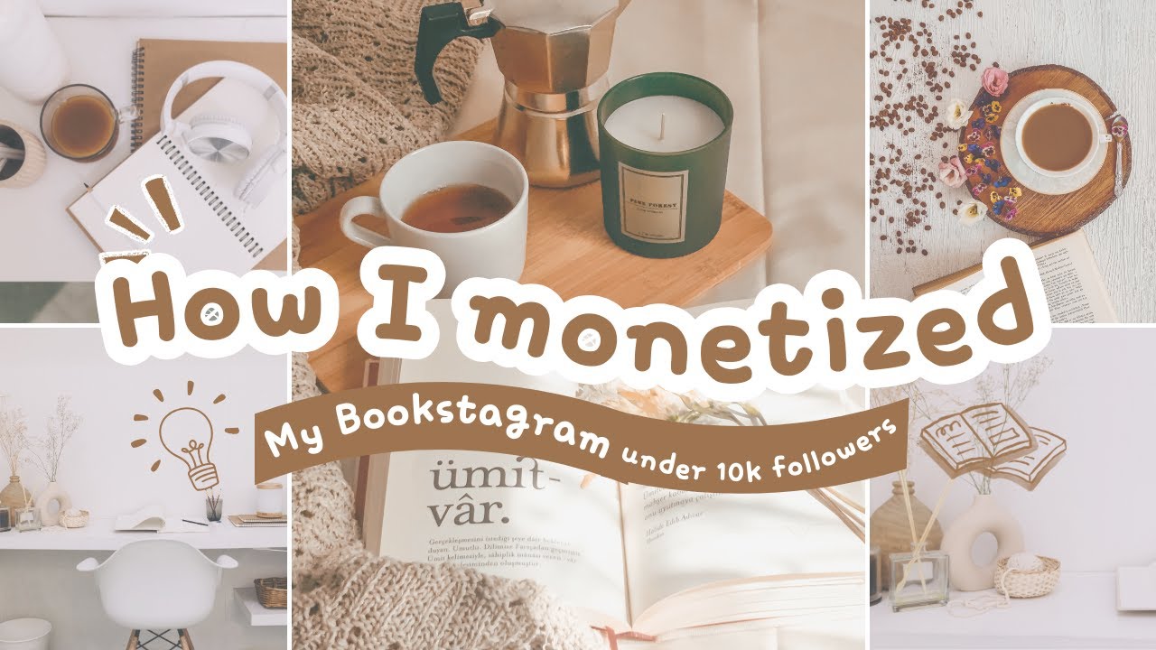 How I Monetized My Bookstagram Without Talking On Camera (Under 10K Followers)