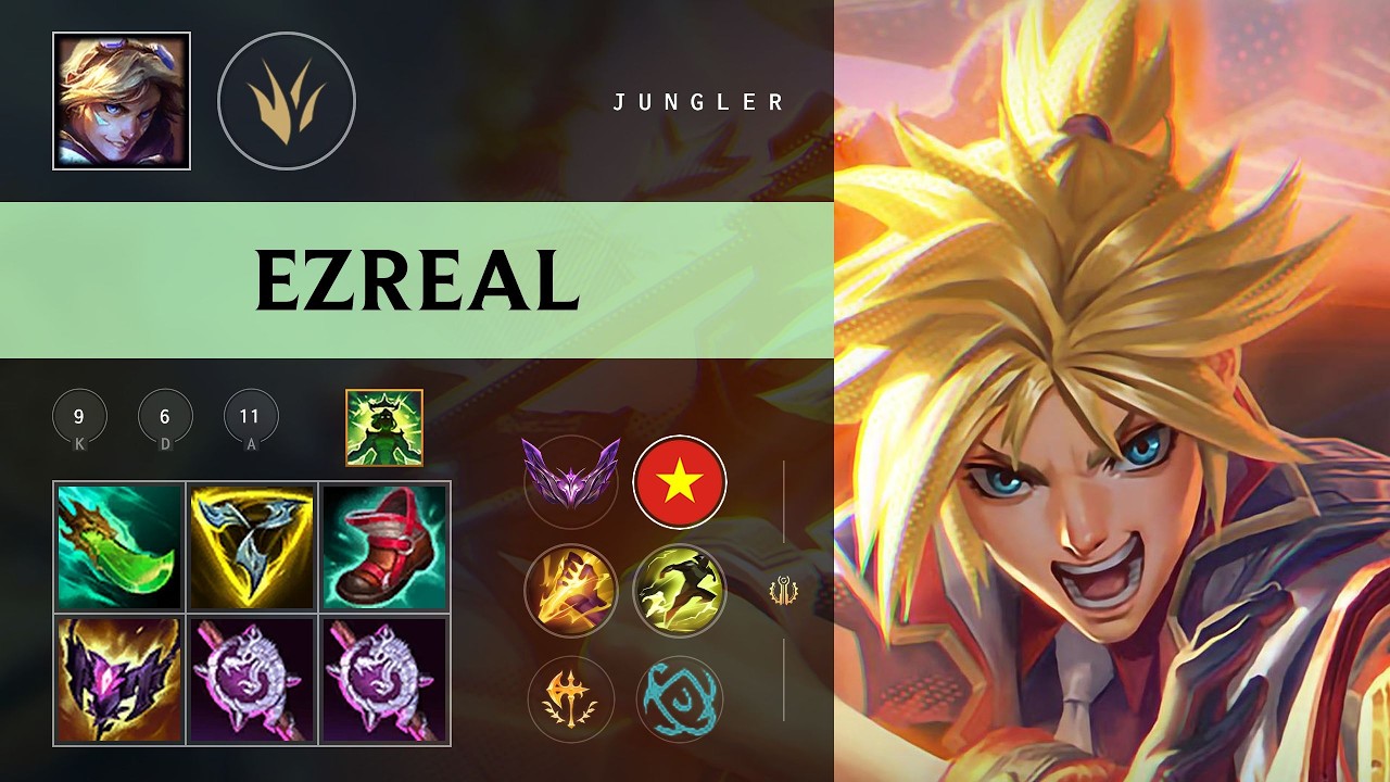 Ezreal Jungle vs Graves - VN Master Patch 26.09