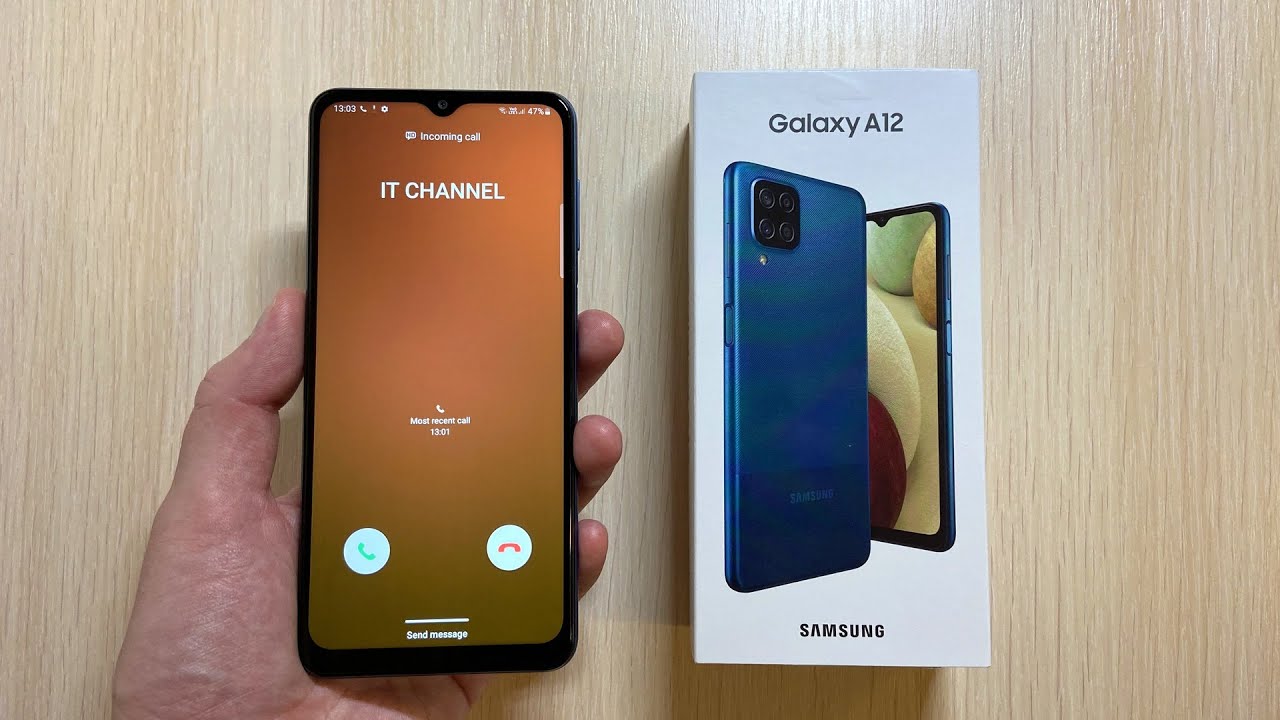 Samsung Galaxy A12 Incoming Call & Unboxing