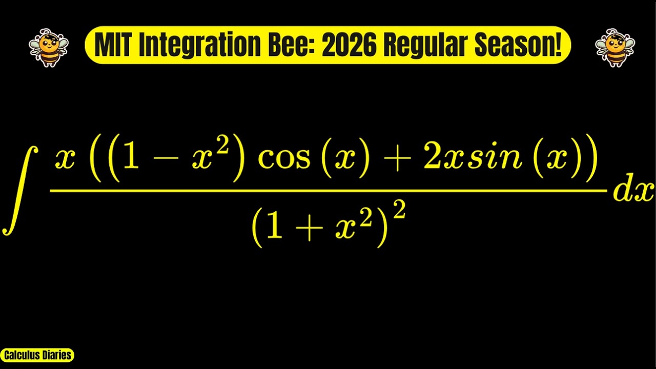 MIT Integration Bee 2026 | A Beautiful Rational–Trig Integral Trick