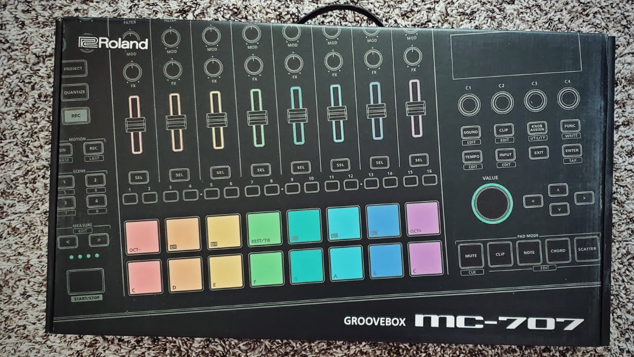 Roland Groovebox MC-707 Unboxing and First Impressions // black girls make music