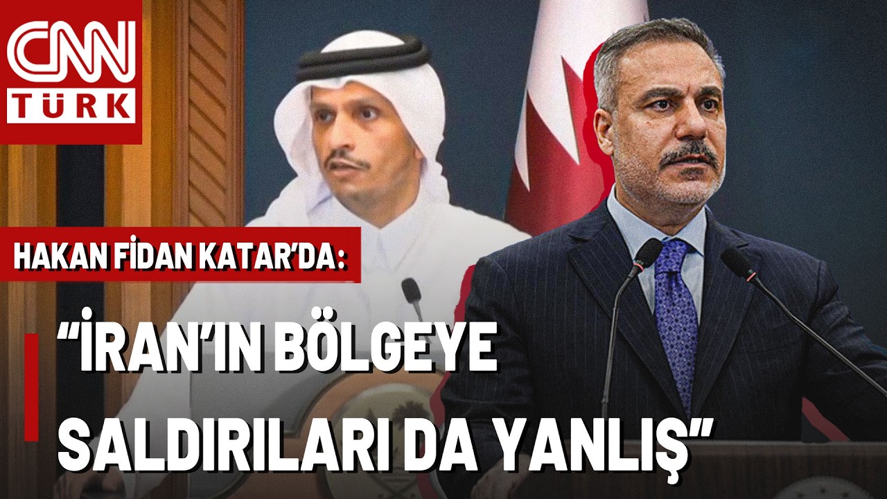 SON DAKİKA🚨Dışişleri Bakanı Hakan Fidan Katar'da: Bölgedeki Savaşın Asıl Müsebbibi İsrail