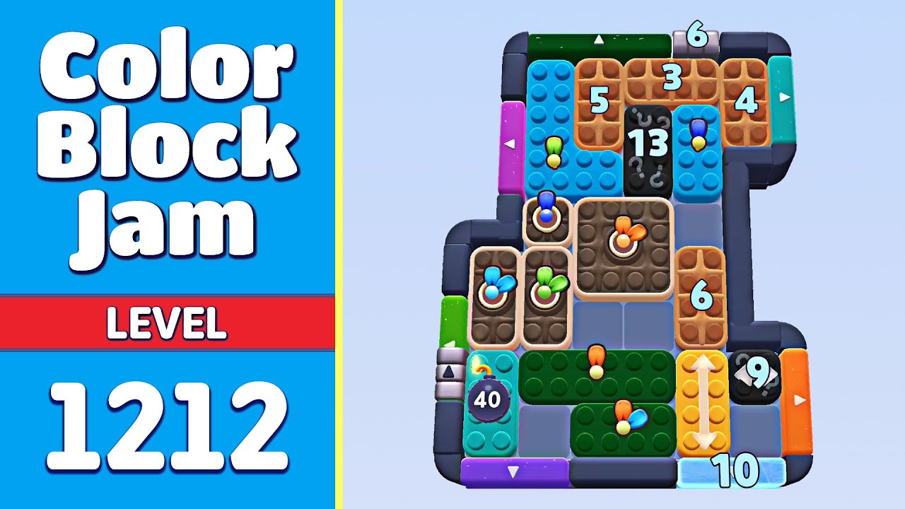 Color Block Jam Poziom 1212 (1213) | Wszystkie zagadki rozwiązane! 🎯