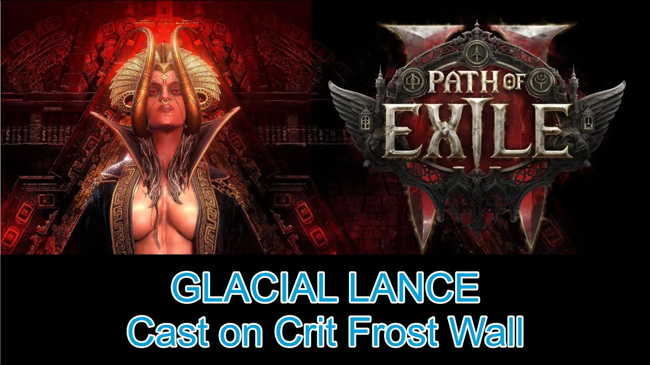 Glacial Lance CoC Frost Wall - Boss and T16 Abyss Map Showcase - PoE2 0.4