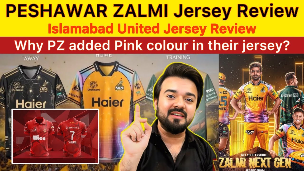 Peshawar zalmi and Islamabad United PSL 11 Jersey Review | Which team have the best Jersey?