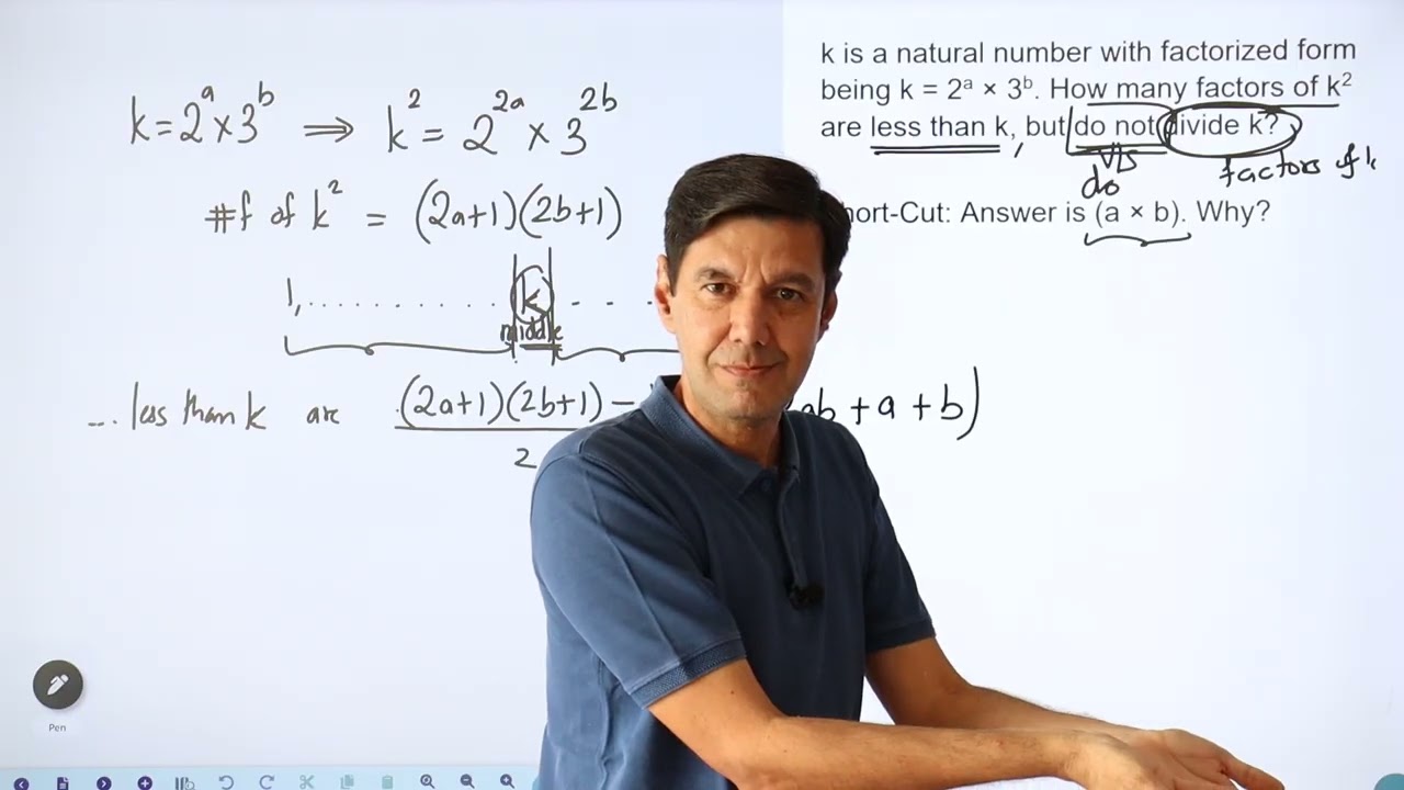 Doubt - Numbers - LOD3 - Factors of k2 less than k not dividing k