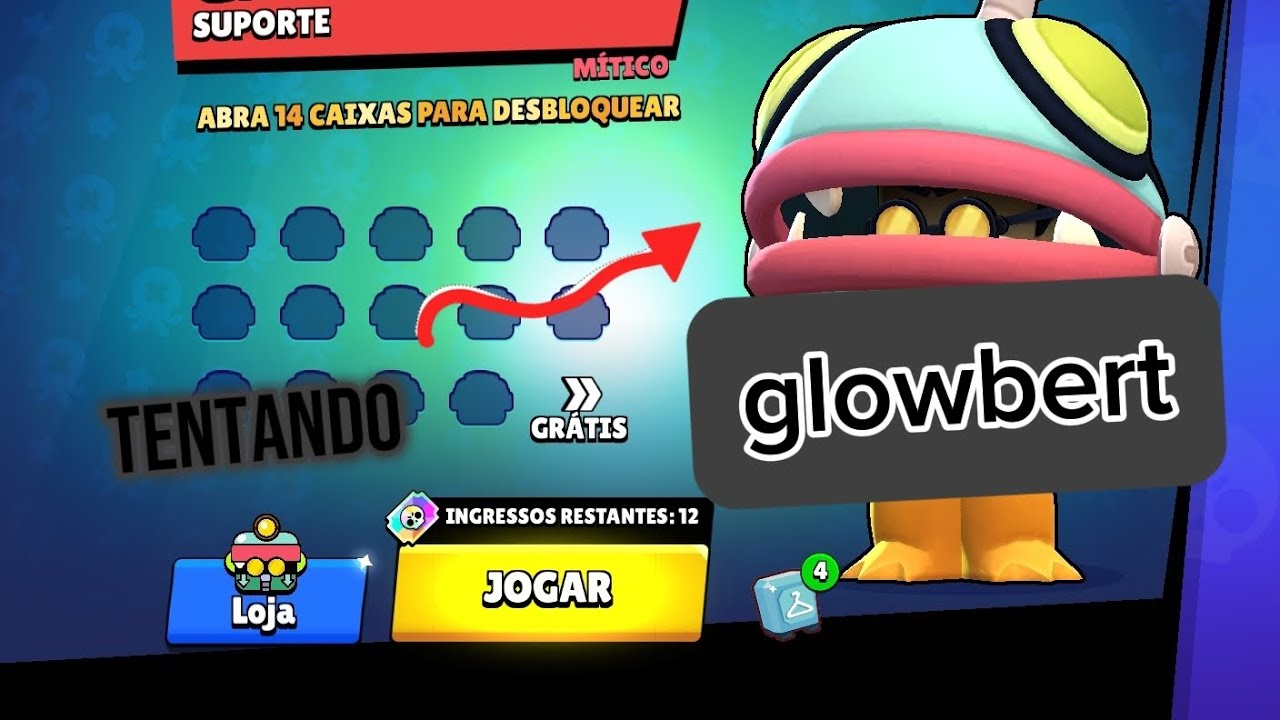 Eu joguei o evento do novo brawler Glowbert e me diverti muito 