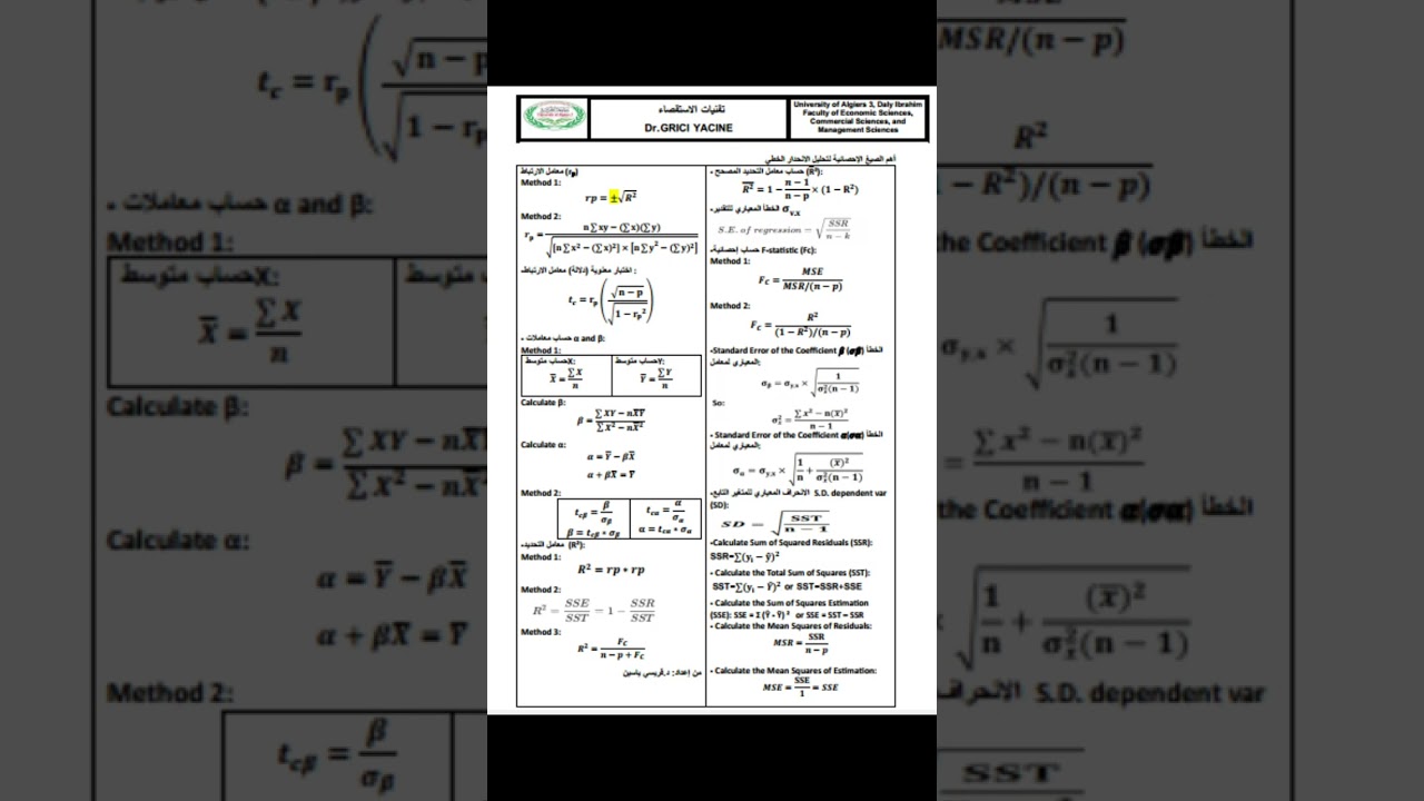 مراجعة لمقياس تقنيات الاستقصاء 2026 (ملخص القوانين)