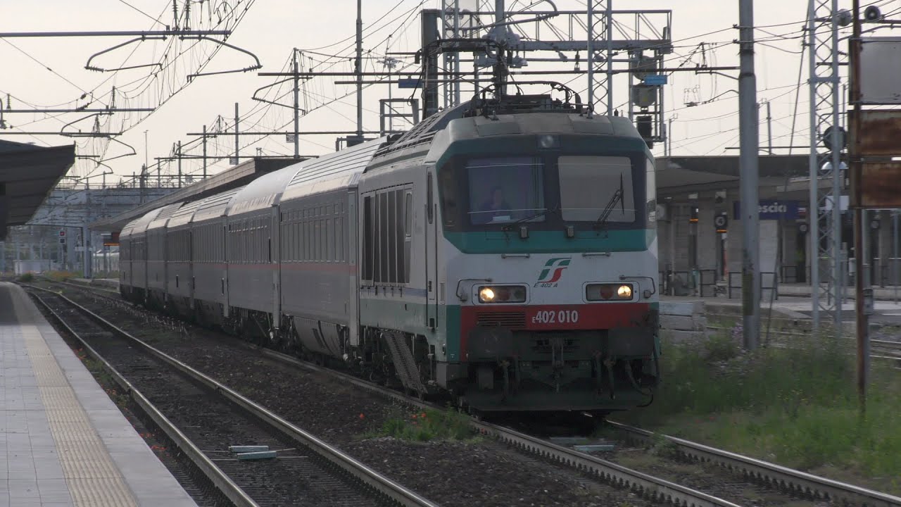 2018-05-06 Stazione di Brescia - Arrivi e partenze in attesa del Sebino Express 1/5