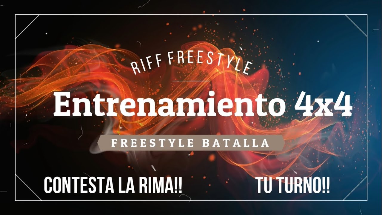 Entrenamiento Freestyle con Personajes y Tem&aacute;ticas #10 | Doble Tempo y Bombap | T&uacute; Vs Riff