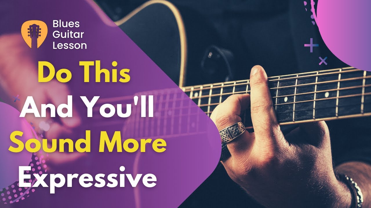 A Cool Trick To Make Your Solo Sound More Expressive / Blues Guitar Lesson For Beginners