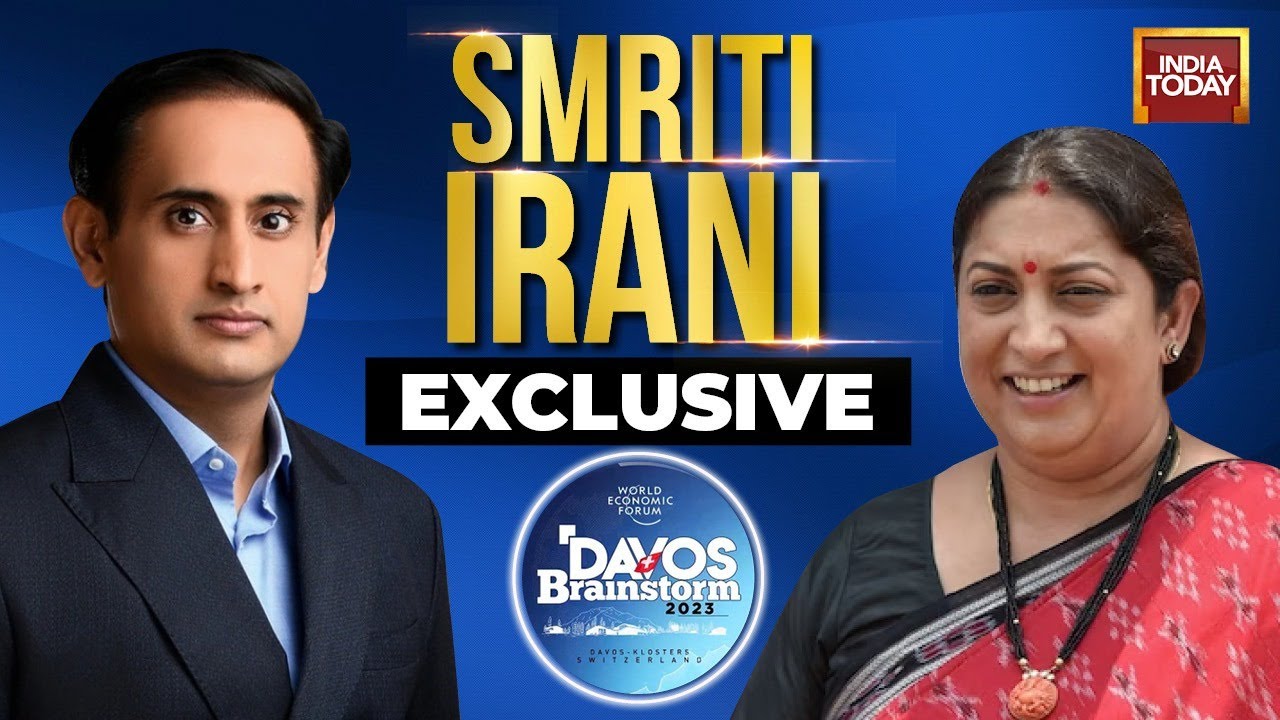 Davos Brainstrom 2023 With Rahul Kanwal: Union Minister Smriti Irani Exclusive| World Economic Forum