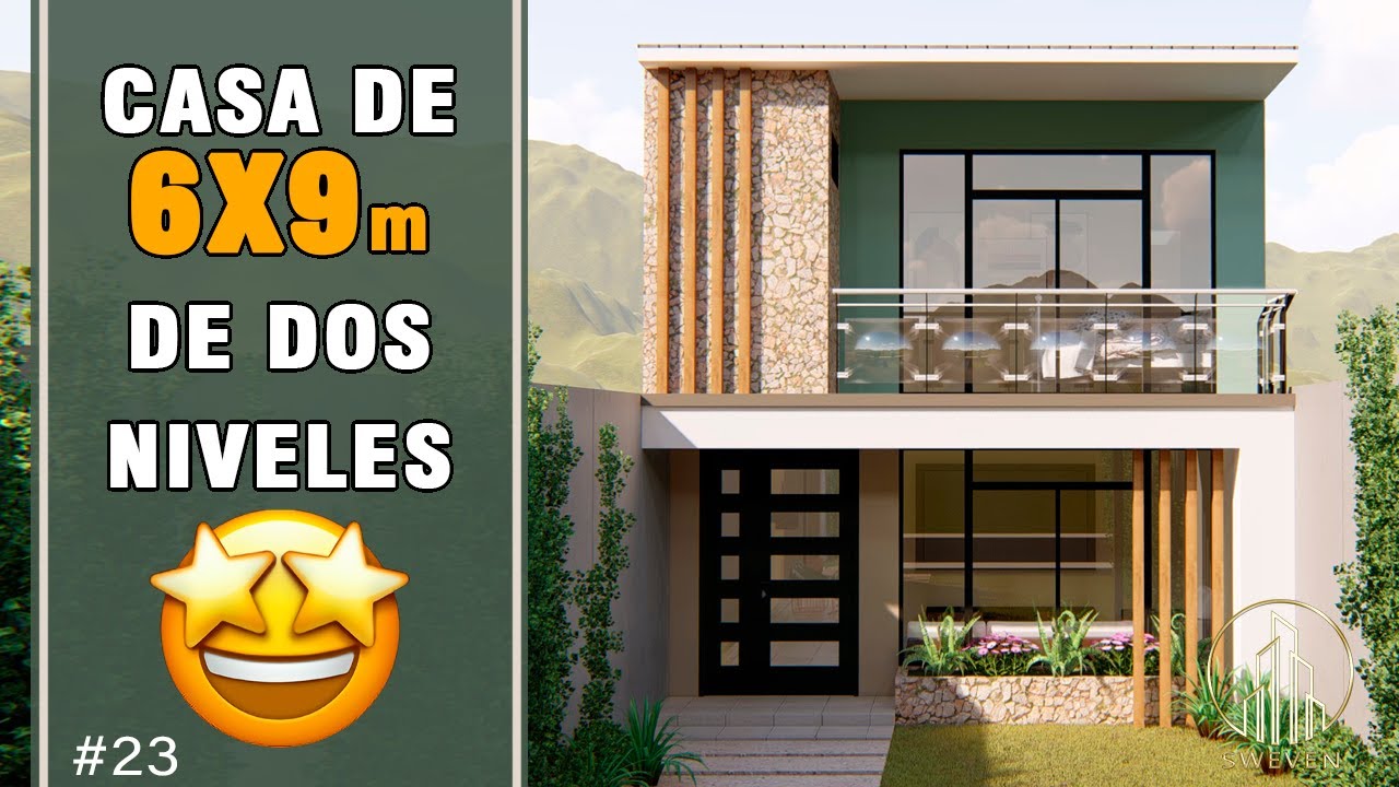 Hermosa Casa de 6x9m [Dos Niveles] /Peque&ntilde;a / Econ&oacute;mica / Excelente distribuci&oacute;n