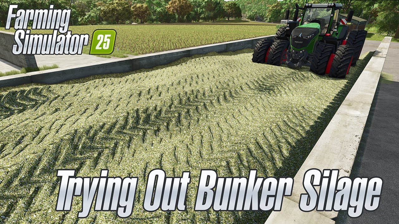 Trying Out Bunker Silage! - Farming Simulator 25