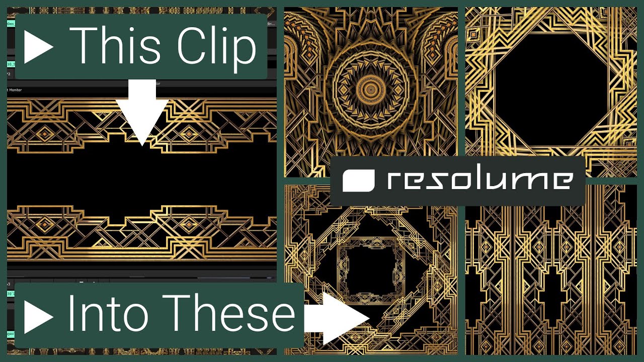 How To Take One VJ Clip and Turn It Into Many Others (Stacking Effects in Resolume Arena / Avenue)