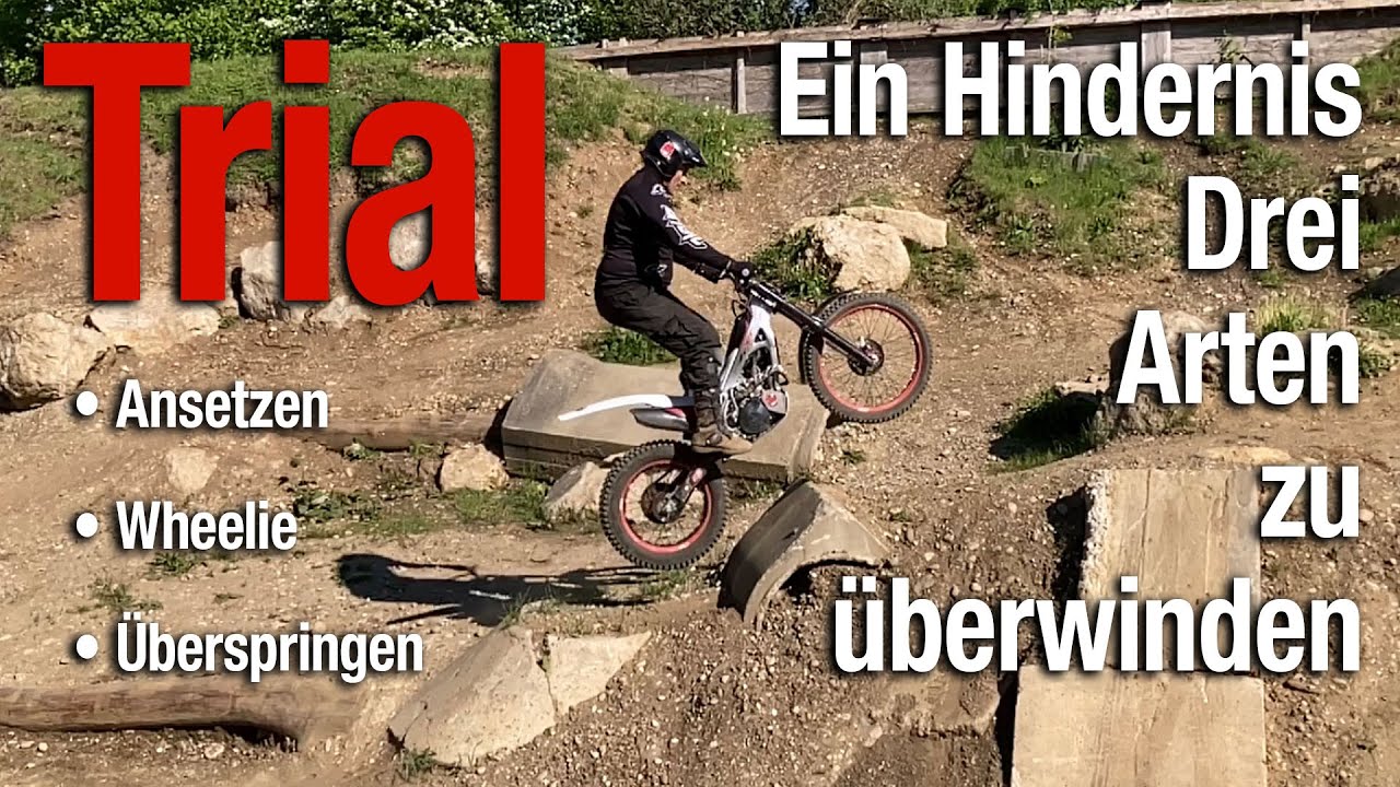 One Obstacle - Three Ways To Overcome · Moto Trials Practice