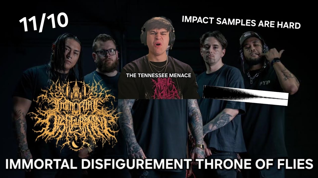 MUSICAL GENIUS REACTS TO THRONE OF FLIES BY IMMORTAL DISFIGUREMENT (ICKY*)