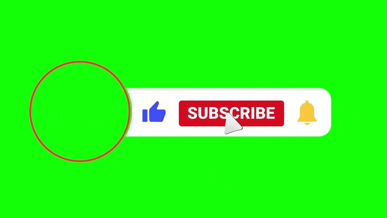 Professional YouTube Subscribe Animation 8K | Best Chroma Key for Editors