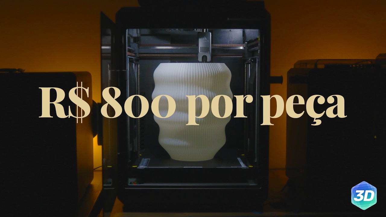 💡 Ganhe R$ 800 POR PEÇA com Luminárias Impressas em 3D
