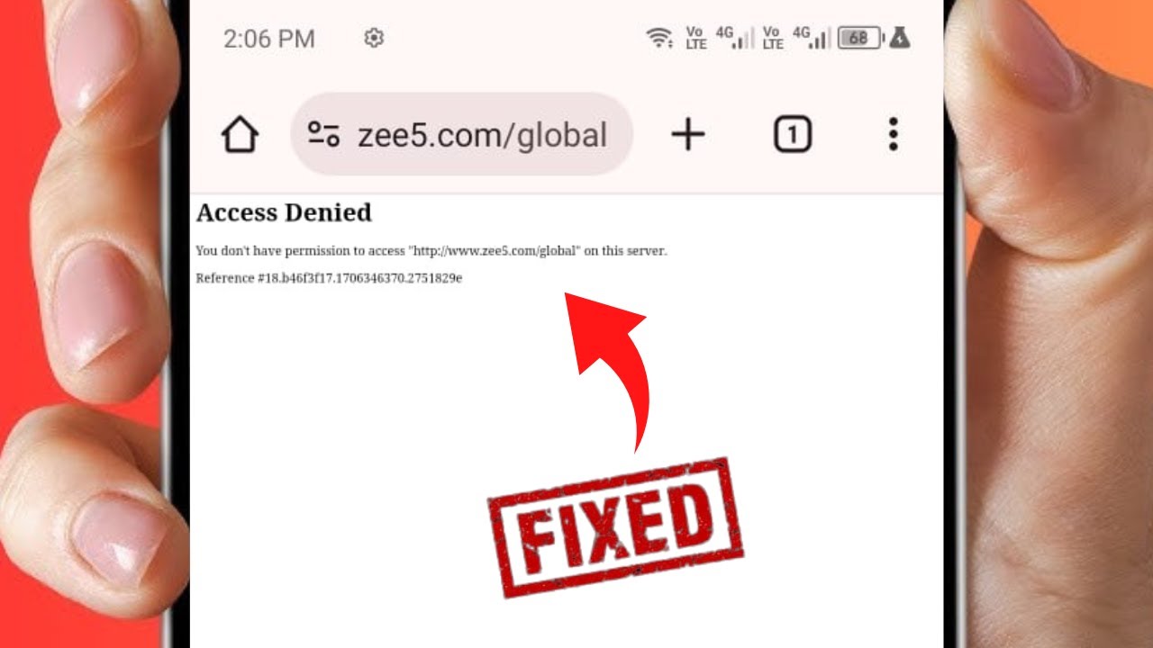 How to Remove Access Denied Website in Google Chrome | Fix Access Denied  Problem in Google Chrome
