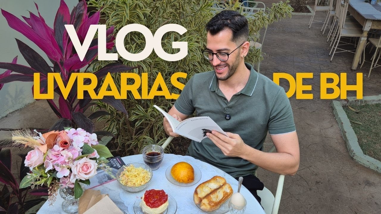 Visitando livrarias de BH + tarde de leituras num café