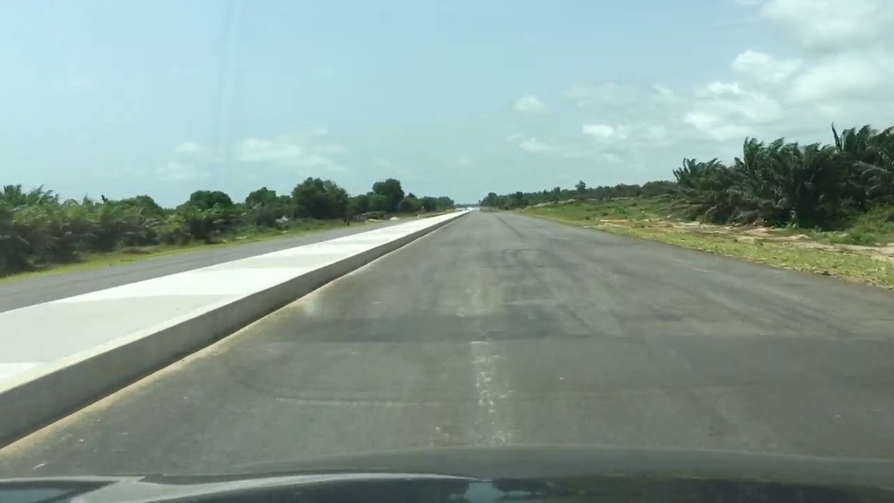 ASSINIE-BASSAM EN 17 MINUTE SUR LA NOUVELLE AUTOROUTE.