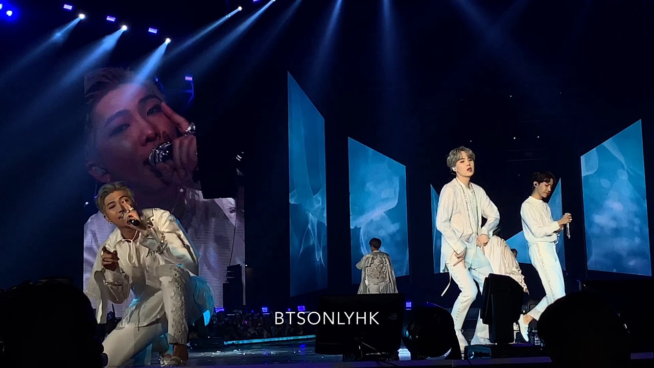 190323 I NEED U + RUN BTS(방탄소년단) Love Yourself Tour in Hong Kong Fancam