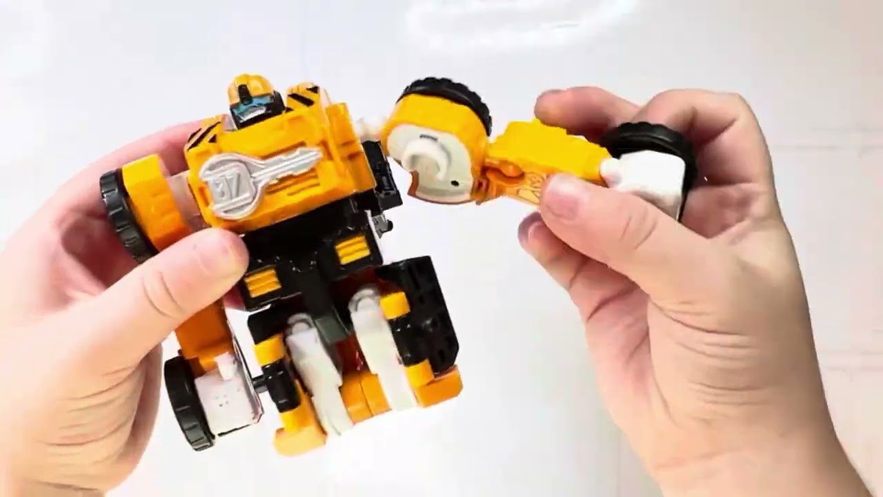 Tobot mini dozer transformation video review