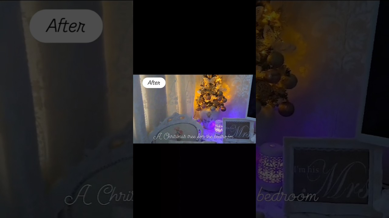 Cheap but cosy Christmas tree 🎄 less than a fiver.