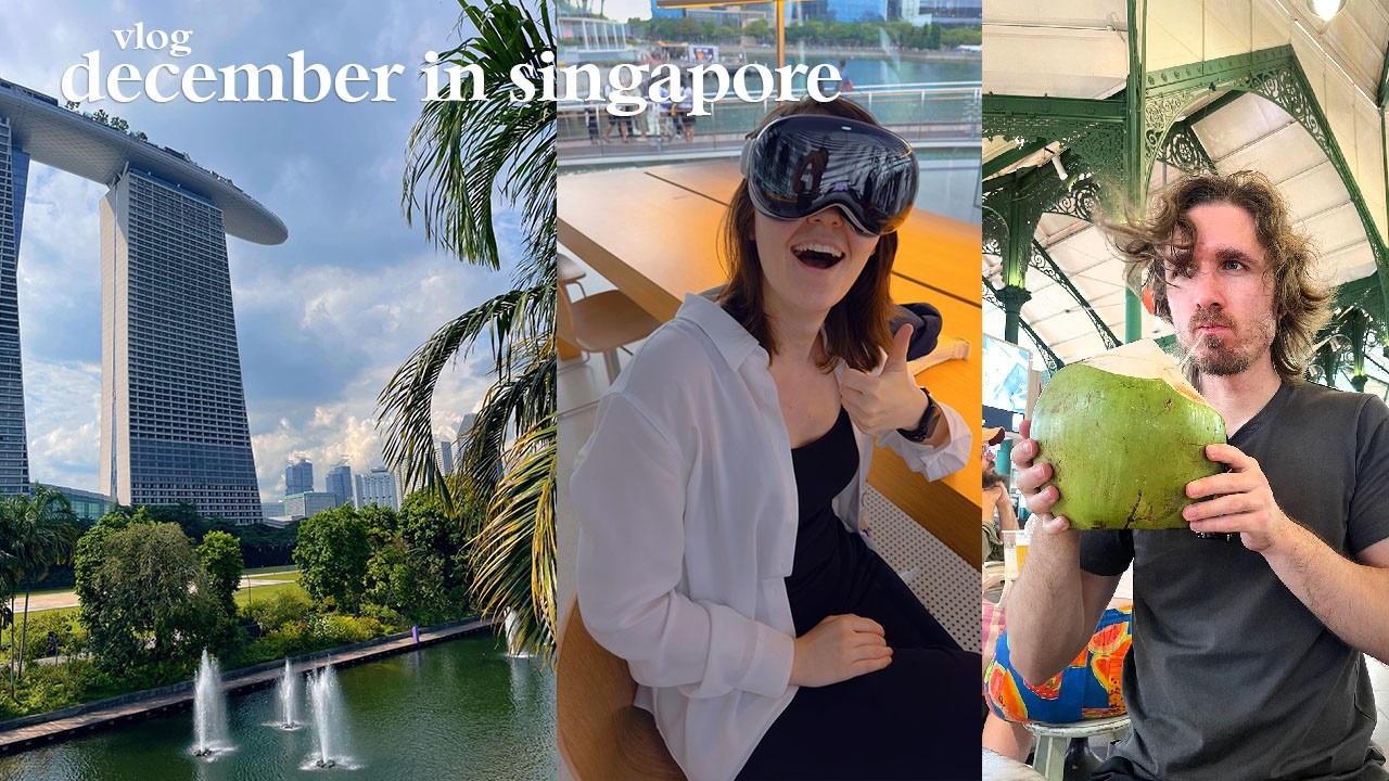Singapore in December - hawker centre, marina bay sands, gardens, Singapore airlines