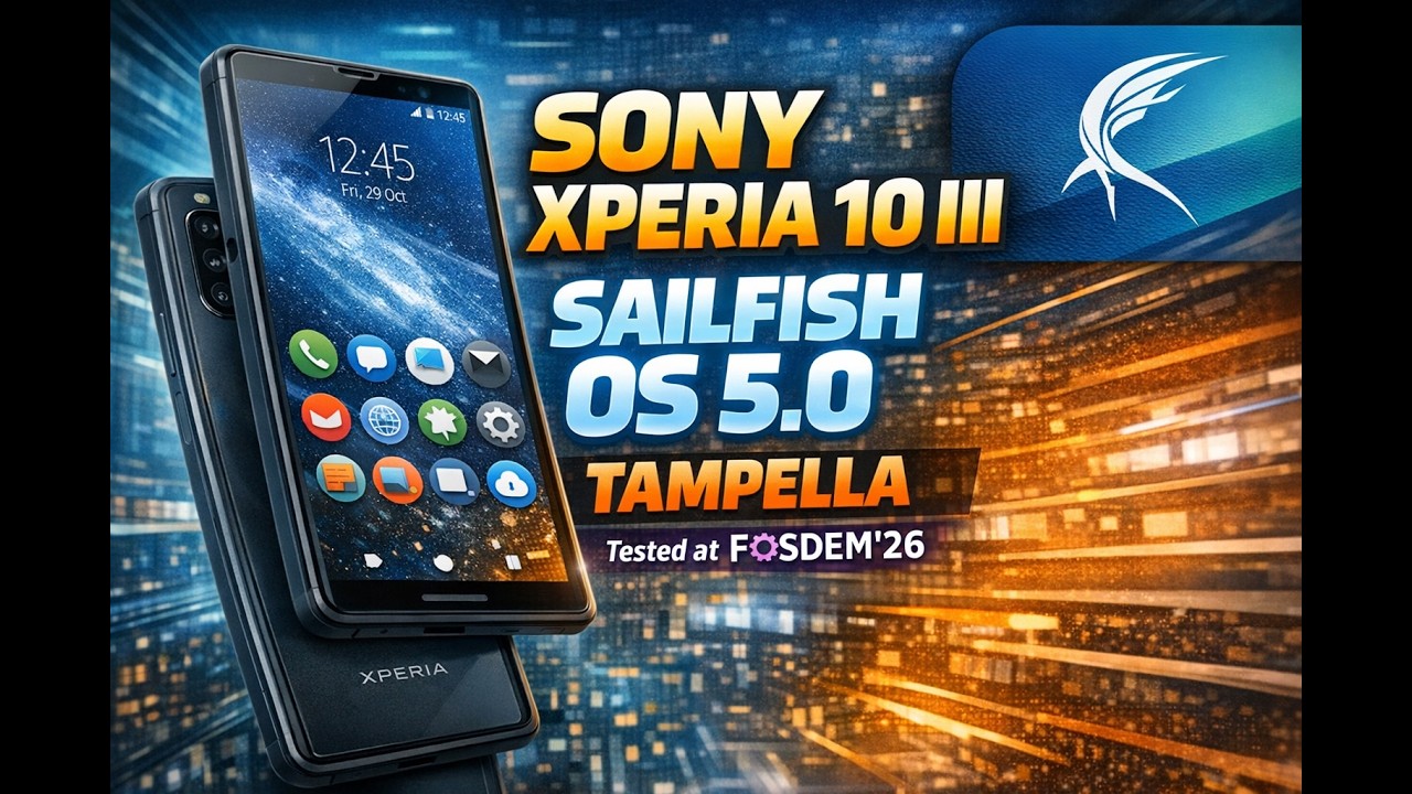 Sony Xperia 10 III with Sailfish OS 5.0 (Tampella)
