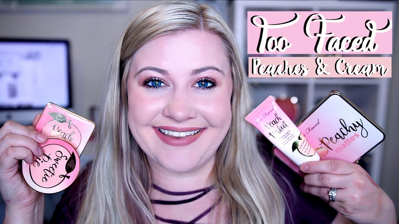 TOO FACED PEACHES & CREAM COLLECTION FULL REVIEW | LEAH JANAE