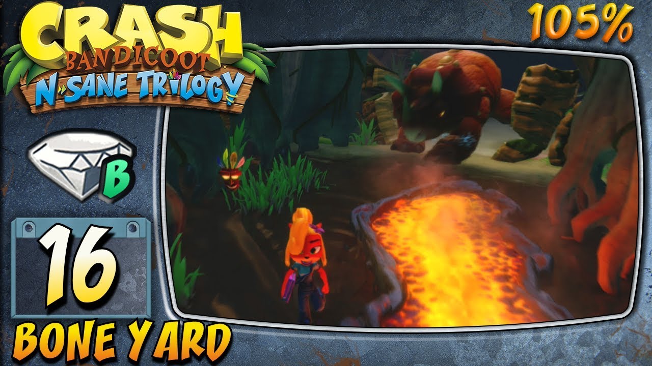 Crash Bandicoot 3 : N. Sane Trilogy (ITA)-16- Bone Yard (GEMME) [105%]