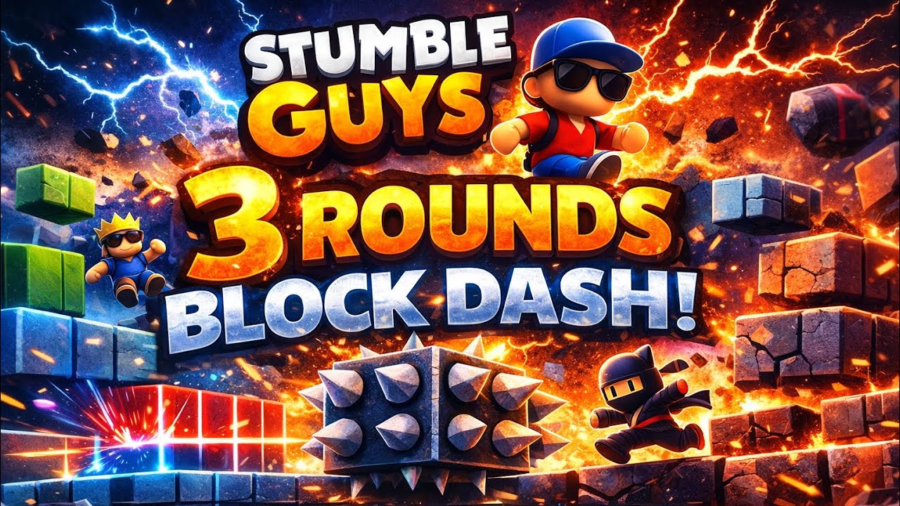 3 ROUND BLOCK DASH #stumbleguys #shorts #edit 