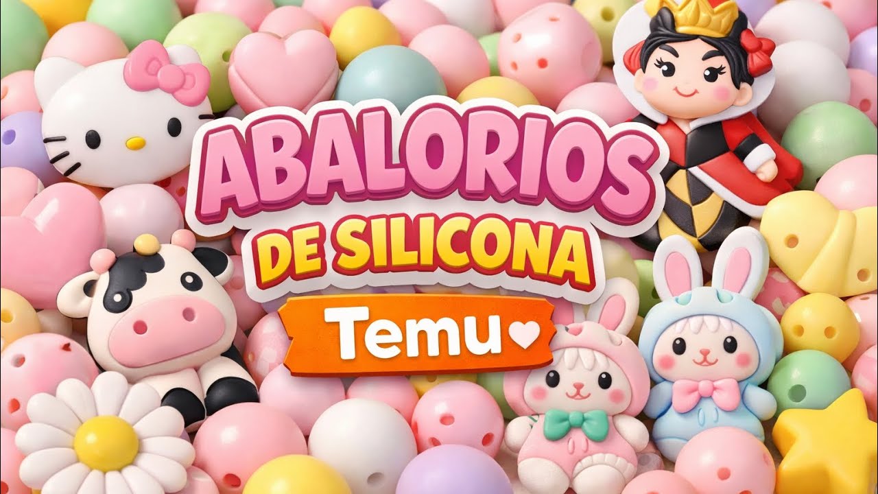 Abalorios de silicona para nuestros bolígrafos y creaciones Scrapera/encontrados en Temu