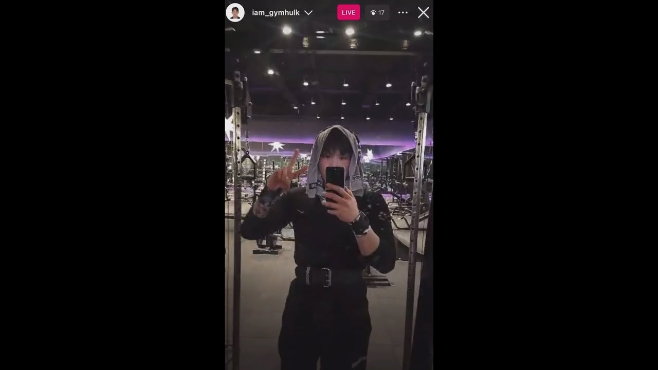 #250117 #헐크 #인스타라방 4K : 2025 새해 첫 운동 라방🧧🏋️‍♂️(#Hulk #iglive 💚)