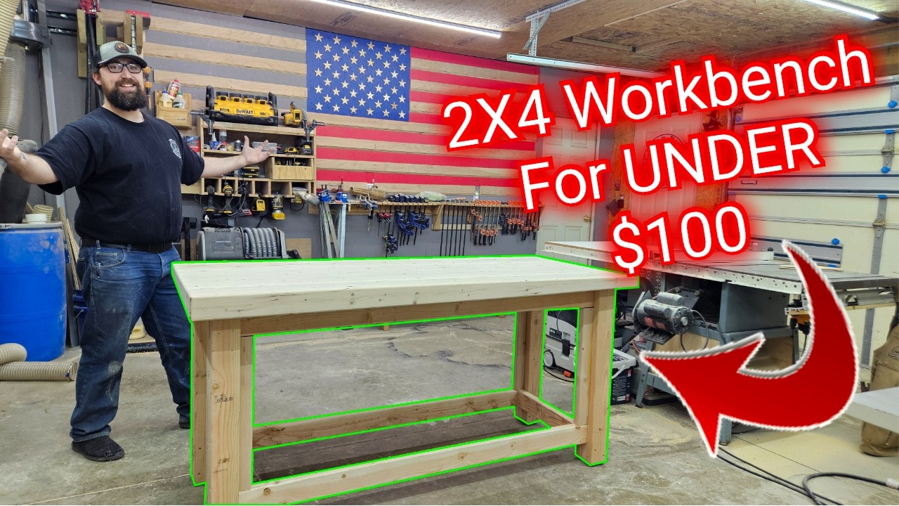 How to build a 2x4 workbench for under $100