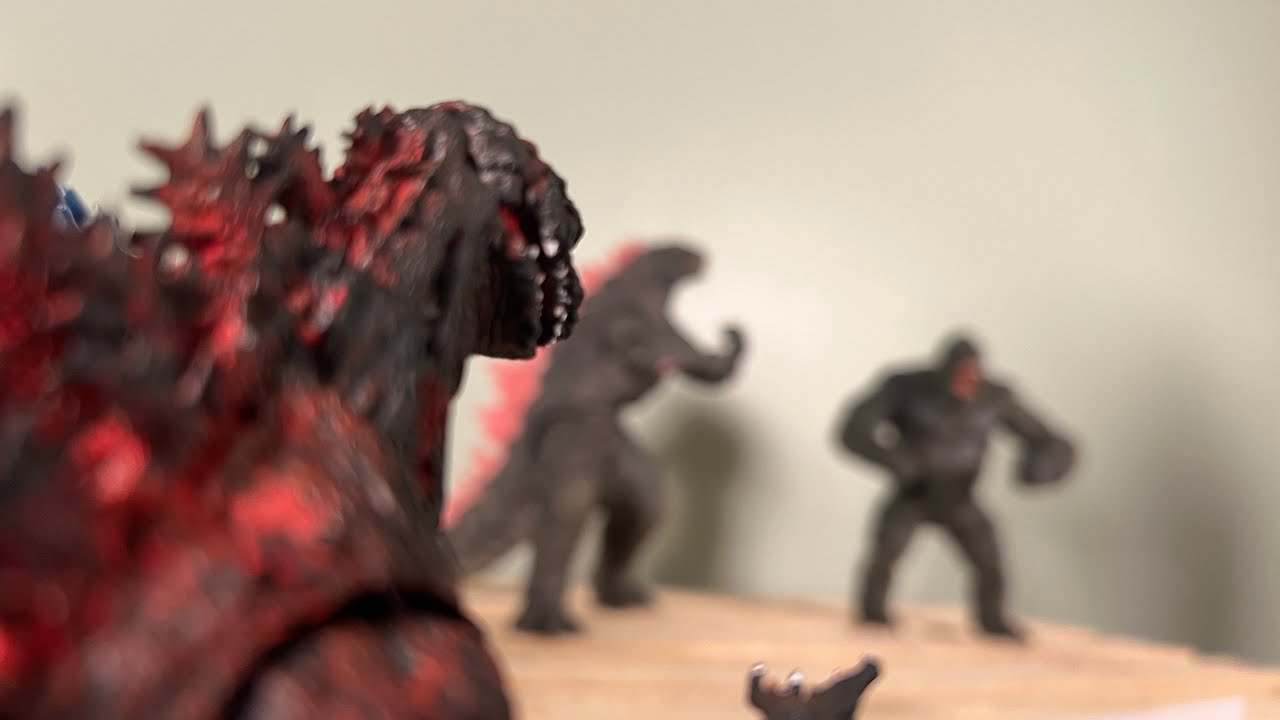 Godzilla  VS  Kong KMMA stop motion animation 