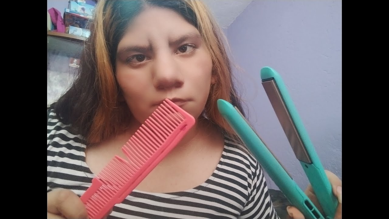 ASMR, planchando tu cabello.