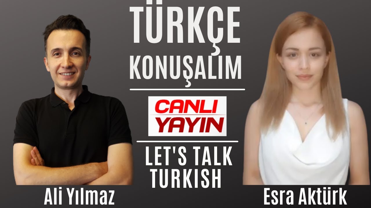 Live | Turkish Conversations |  2 Kelime ile  1 Cümle Yapalım - Let's Make 1 Sentence With 2 Words