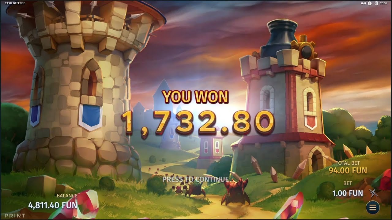 Relax Gaming Print Studios - Cash Defense Bonus Buy DEMO