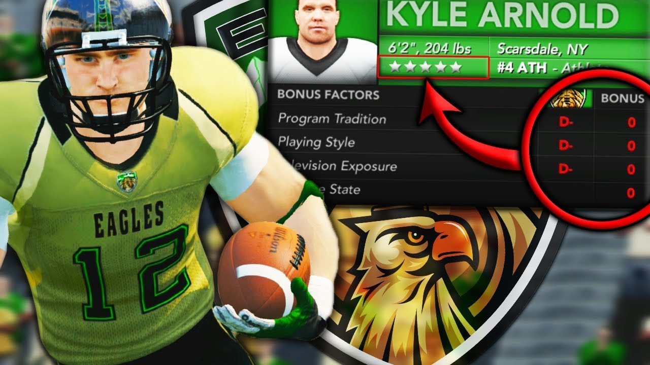 CAN A 1 STAR SCHOOL SIGN A TOP 5 PROSPECT? | NCAA 14 Alaska Eagles Dynasty Ep. 2