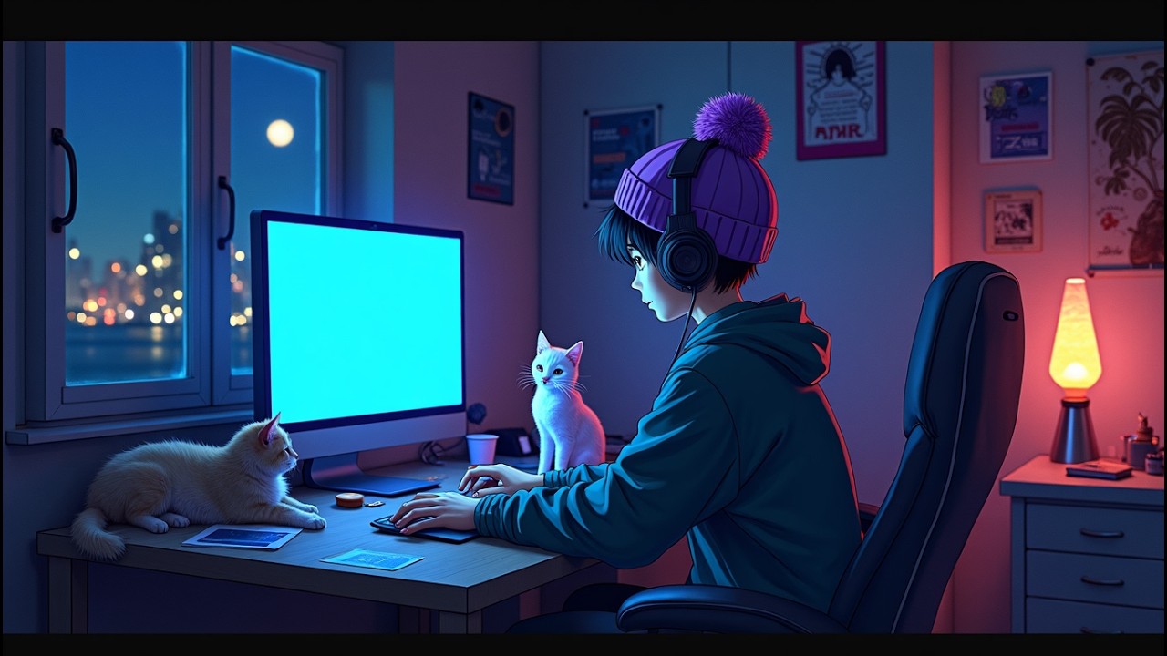 Aesthetic Lofi Study Music 📚 Peaceful Beats for Deep Focus 932