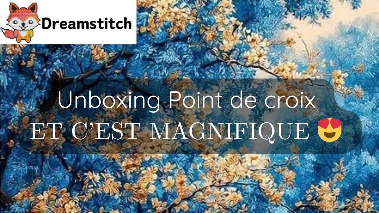 Unboxing Partenariat Dreamstitch 🤩🔥 #dreamstitch #crossstitch #pointdecroix #unboxing