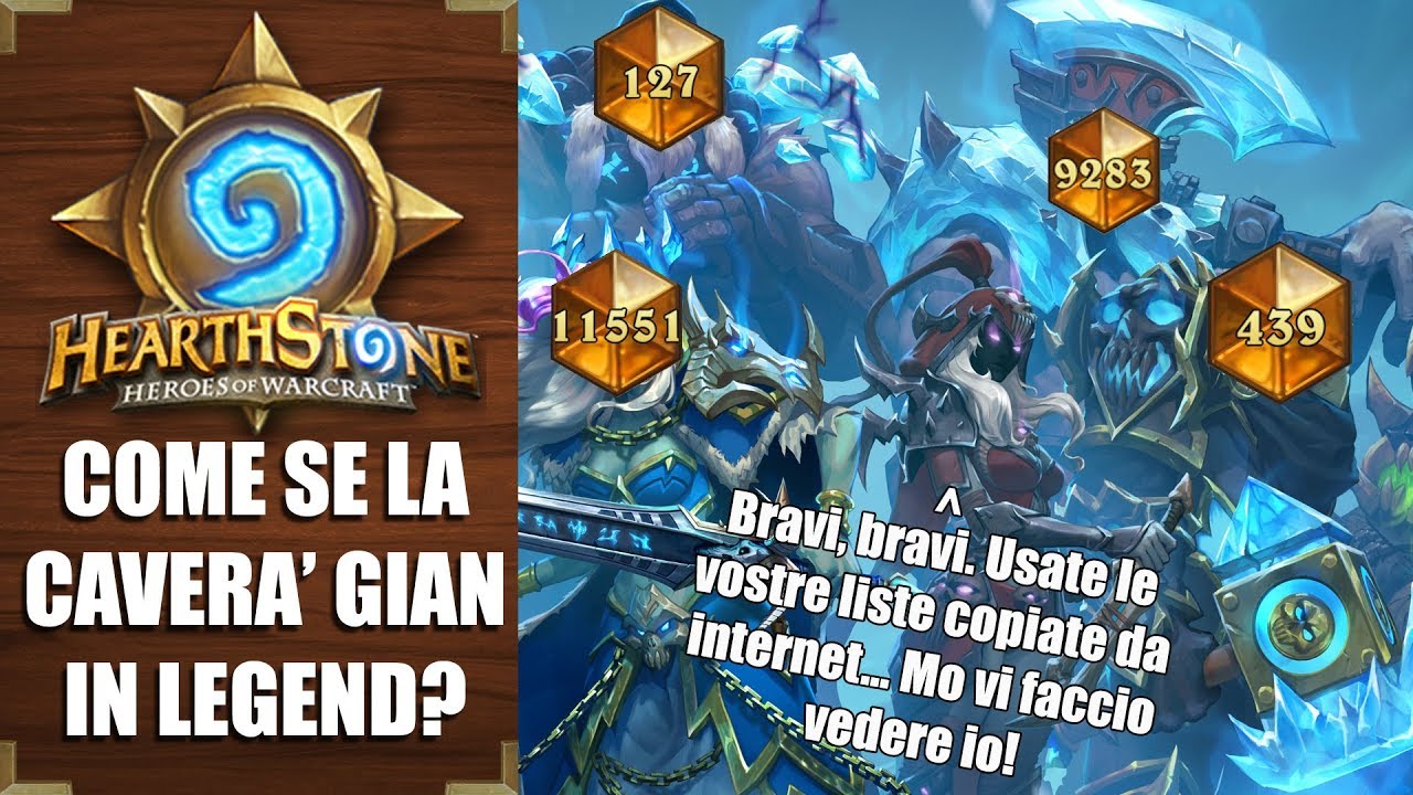 Rank Legend Mill Rogue! feat. Illness - Hearthstone - GiananYEAH!